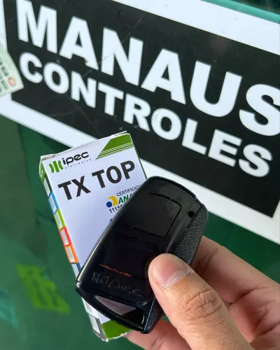Controle de Portão Central Garen e Ipec - TX Top
