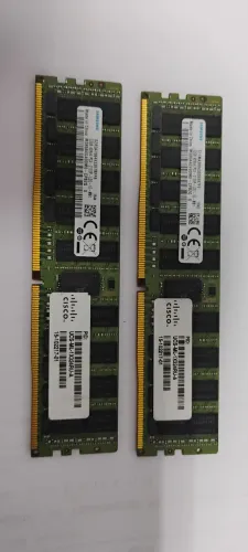MEMÓRIA SAMSUNG 32GB DDR4 2133MHz LRDIMM ECC ? LOTE COM 4 UNIDADES