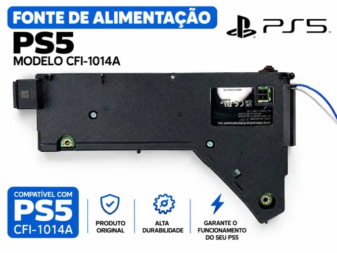 Fonte PS5 CFI-1014A Original - Fonte de Alimentação PlayStation 5