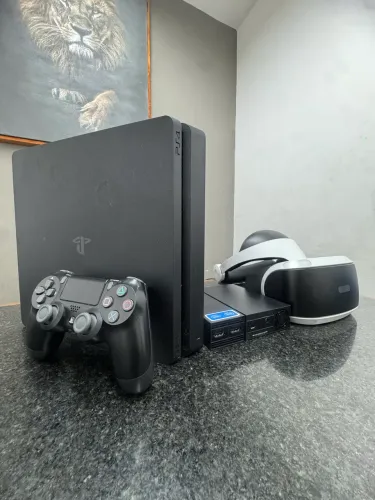 Ps4 Slim DESTRAVADO 1 controle original NUNCA ABERTO