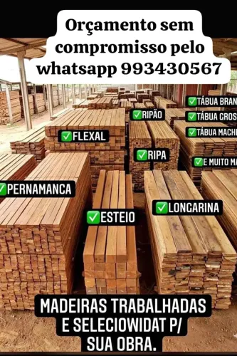 Madeira pra construção