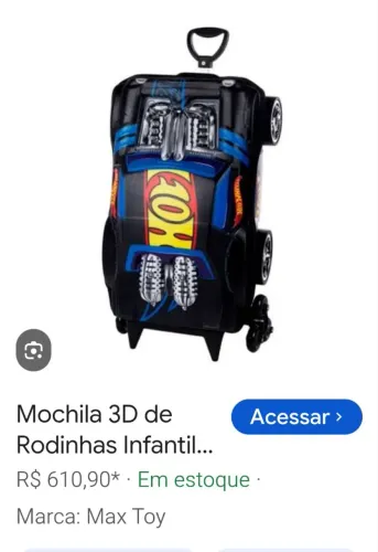 Mochila de rodinha grande