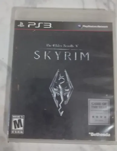 Jogo Skyrim V para PS3 mídia física 