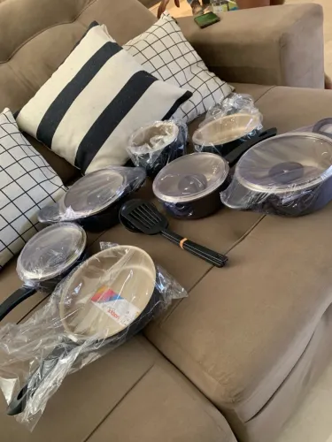 Kit de Panelas Antiaderente 10 Peças