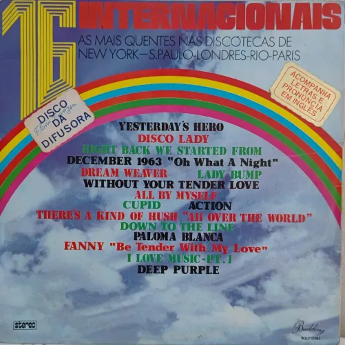 Disco de Vinil 16 Internacionais