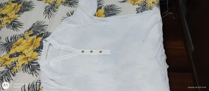 Blusa branca gg