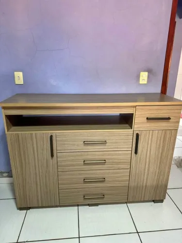 Cômoda Sapateira 5 Gavetas 2 Portas (NOVO) Entrega Grátis!