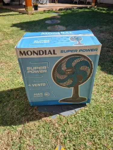Ventilador de Mesa Mondial Super Power - Novo na Caixa