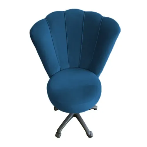 Cadeira Mocho para Estética e Escritório Veludo Ajustável