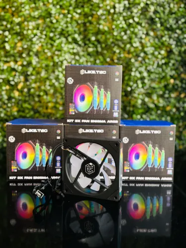 KIT 3 FANS ENIGMA ARGB - LIKE TEC (NOVA)