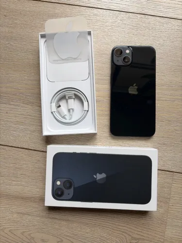 iPhone 13 128GB Preto- Kit Completo com Caixa e Cabo Novo Lacrado