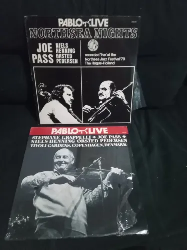 2 LPs discos vinil importados Jazz Pablo Live Joe Pass