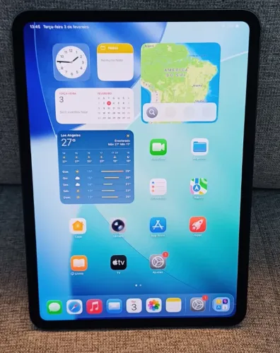 iPad Pro 11 M5 256gb Novo Garantia 1 ano Troco
