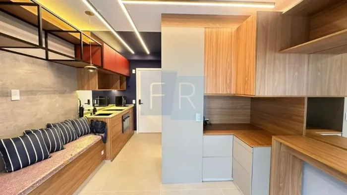 Kitnet Mobiliada para alugar, 24 m² por R$ 3.872/mês - Santa Cecília - São Paulo/SP