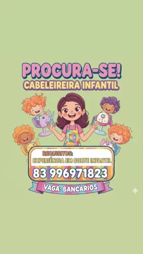 Barbeiro infantil- cabeleireira infantil