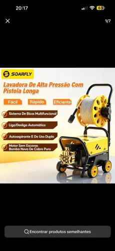 Máquina lava jato SOARFLY