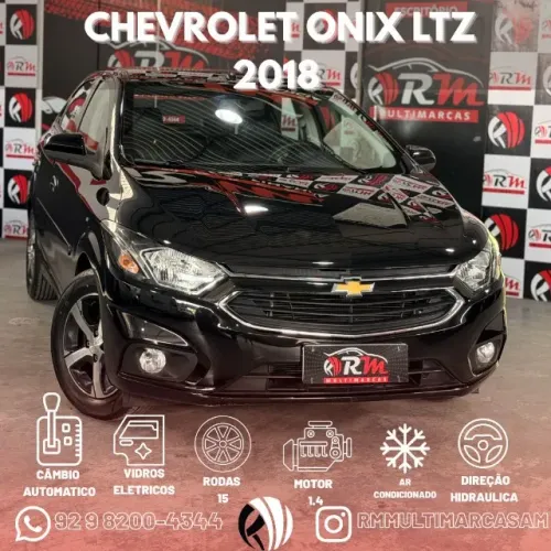 CHEVROLET ONIX 1.4 MPFI LTZ 8V FLEX 4P AUTOMÁTICO - 2018 / 2018