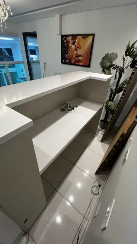 Balcão para recepção 
