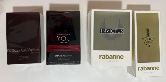 Perfumes Importados Masculinos Lacrados | Invictus, 1 Million, Armani e D&G