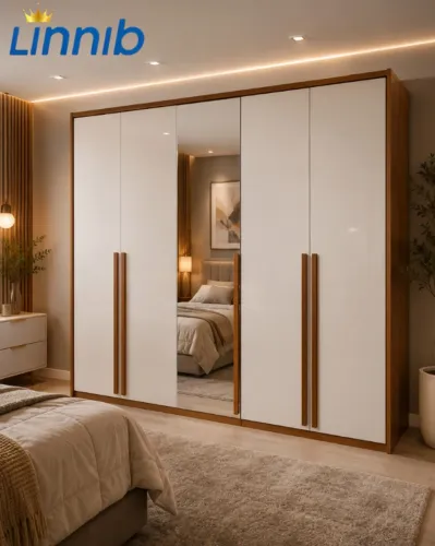 GUARDA ROUPA GELLY 5 PORTAS 100%MDF PAGA SOMENTE NA ENTREGA ATÉ 12x SEM JUROS SÓ AQUI