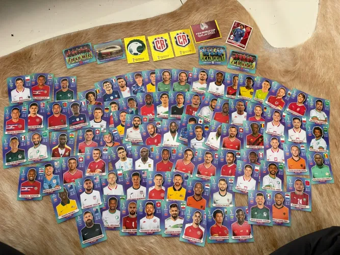 94 figurinhas copa do mundo 2022