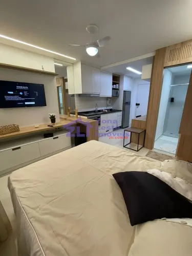 Studio com 25m², MOBILIADO, para venda e locação, Tatuapé, São Paulo, SP