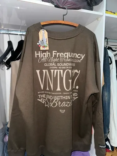 Moletom Careca Vintage Culture High Frequency