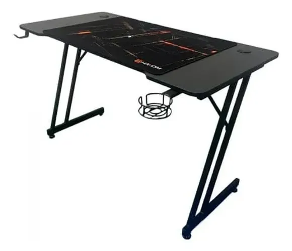 Mesa Gamer 1,20x0,60, Com Suporte Para Headset E Copo