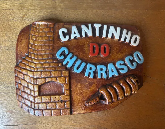 Placa Cantinho do Churrasco