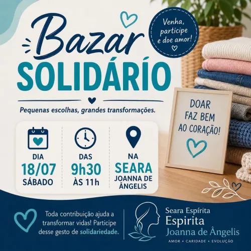 Bazar Solidario em Campinas