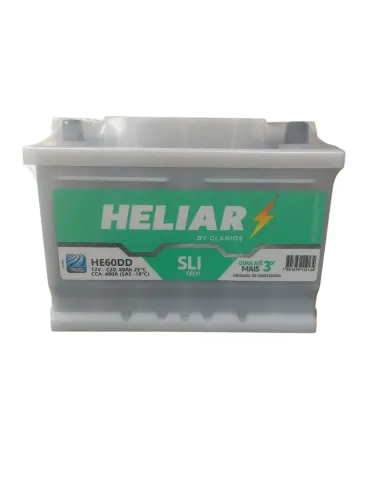 Bateria Heliar 60Ah 