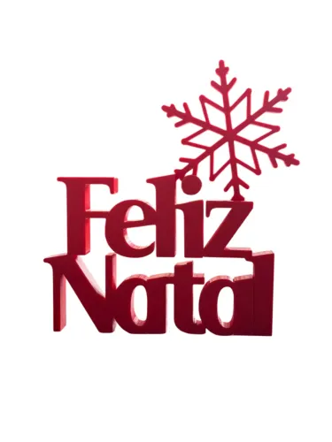 Enfeite de Feliz Natal