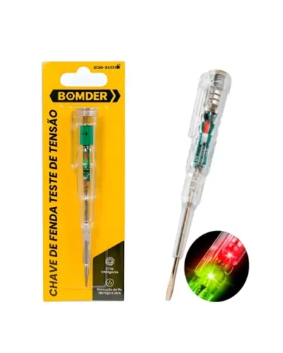 Chave de Fenda Teste de Tensão Bom-6403 Bomder *ENTREGA GRÁTIS*