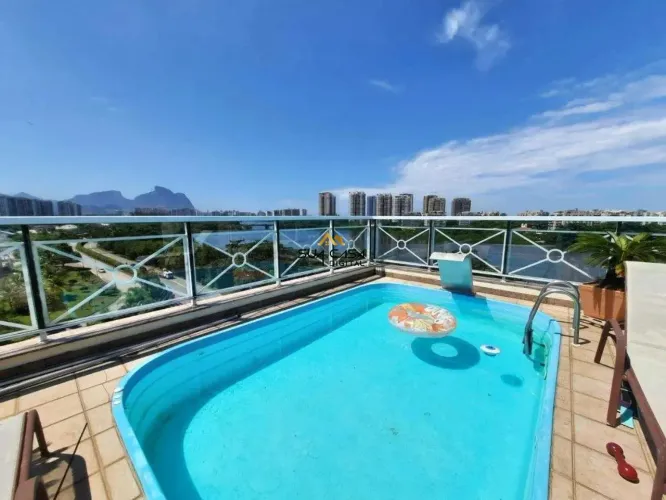 Barra da Tijuca | Cobertura 4 quartos, sendo 2 suites REF: BACB1243