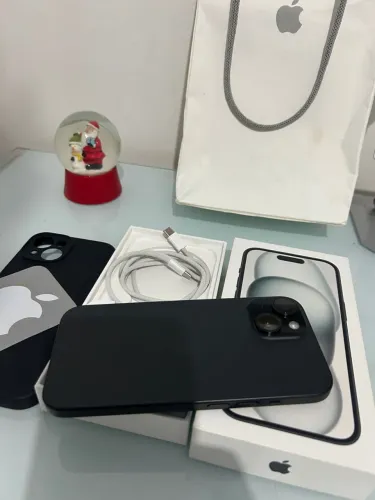 iPhone 15 preto fosco 256 Nota fiscal 
