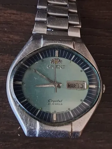 Relógio automatico masculino Orient Crystal