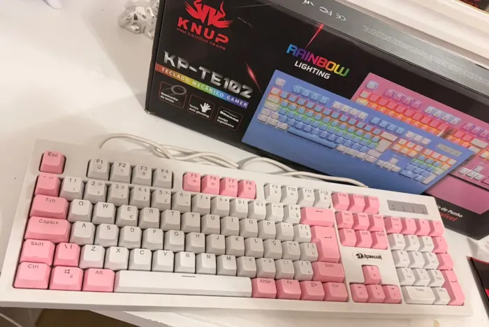 Kit mouse e teclado mecânico ler 