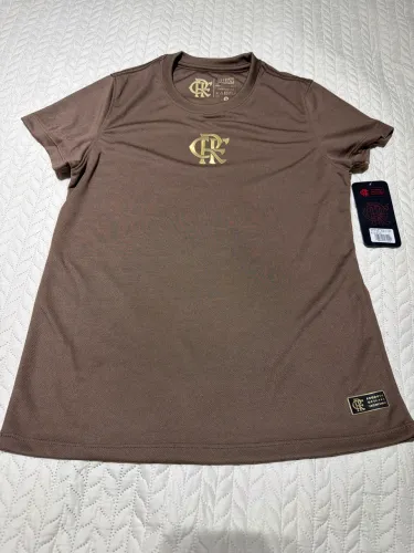 Camisa feminina Flamengo marrom