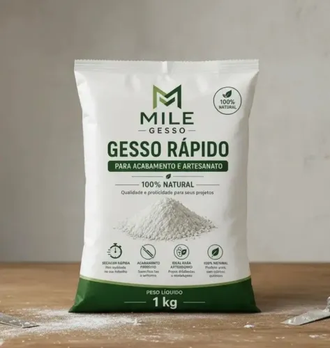 Gesso em pó 