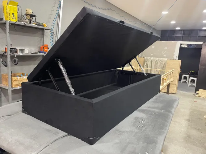 cama baú solteiro A PRONTA ENTREGA 