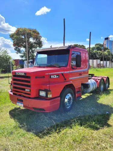 SCANIA 113H  360 6X2 TRUCADA 1997 / 1997 VERMELHO