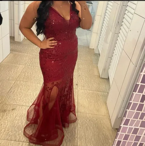 Vestido Marsala