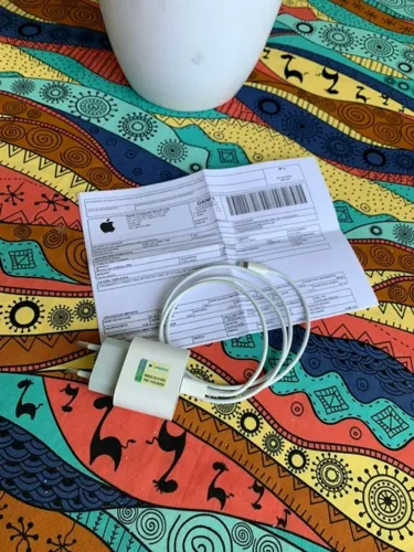 Carregador iPhone original com NF