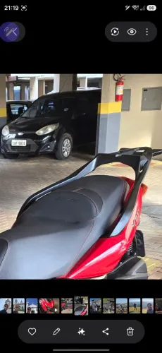 Suporte de bau para xmax250 alumínio
