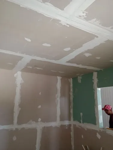 Tudo em gesso driwall e pintura