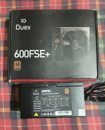 Fonte 600w 80plus