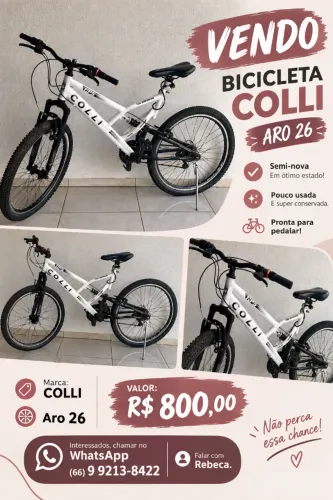 Bicicleta Colli Aro 26