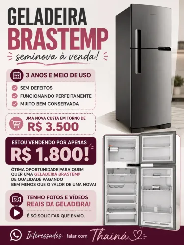 Geladeira Brastemp 