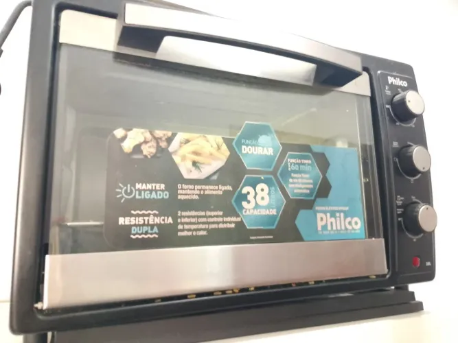 Forno elétrico Philco 38 litros usado mais em ótimo de novo