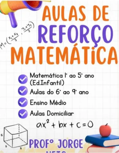 Aula de reforço de matemática